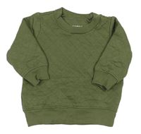 Khaki vzorovaná mikina Carters