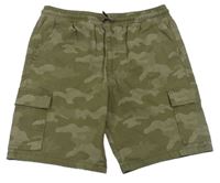 Khaki army plátěné kraťasy George