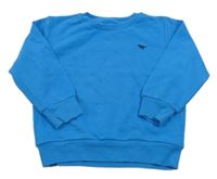 Modrá mikina s výšivkou Next