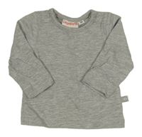 Šedé melírované triko Liegelind