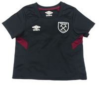 Černé fotbalové tričko - West Ham United Umbro