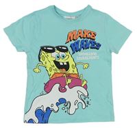 Tyrkysové tričko se SpongeBobem Primark