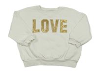 Bílá mikina s nápisem zn. George