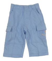 Světlemodré cargo tepláky 