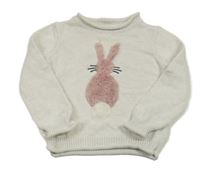 Béžový svetr s králíkem Nutmeg