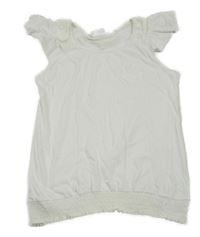 Bílý top s volánky Yigga