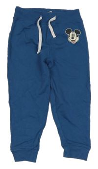 Tmavomodré tepláky s Mickeym Disney