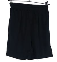 Dámské černé žebrované elastické kraťasy Primark