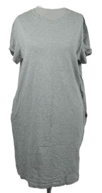 Dámské šedé tričkové šaty M&S