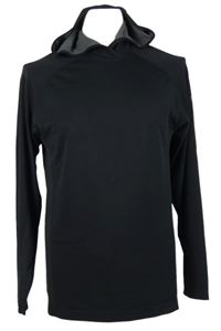 Pánské černé thermo triko s kapucí Fabletics