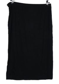 Dámská černá midi sukně Peacocks 