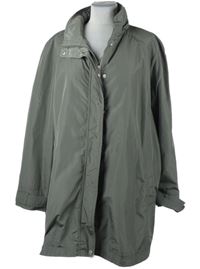 Dámský khaki šusťákový jarní kabát C&A