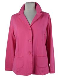 Dámské fuchsiové teplákové sako SaniBlu 