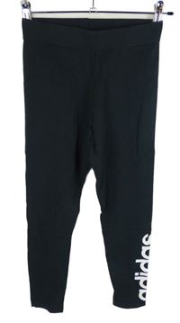 Dámské černé legíny s logem Adidas