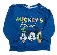 Modrá mikina s Mickey Mousem a přátely Disney