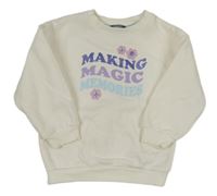 Bílá mikina s nápisem Primark