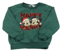 Zelená mikina s Minnie zn. H&M