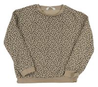 Béžová mikina s flíčky zn. M&S