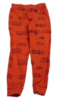 Červené pyžamové kalhoty s auty George