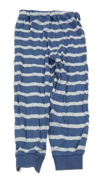 Modro-bílé pruhované pyžamové kalhoty TCM