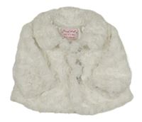 Bílá chlupatá lehce zateplená bunda Early Days