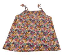 Barevný květinový top H&M