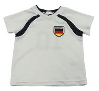 Bílé sportovní tričko s nášivkou H&M