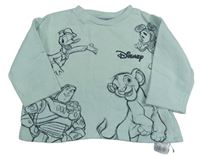 Zelenkavá mikina s Disney postavami Disney