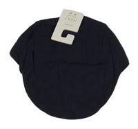 Nové -Tmavomodrá prošívaná bekovka Next