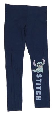 Tmavomodré legíny se Stitchem Disney