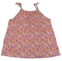 Barevný květinový top H&M