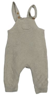 Béžové pletené laclové kalhoty Matalan