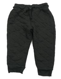 Tmavošedé prošívané zateplené tepláky LC Waikiki