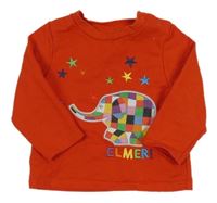 Červená mikina se slonem znh. Elmer