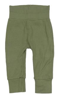 Khaki žebrované tepláky George