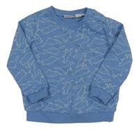 Světlemodrá mikina s dinosaury Lupilu 