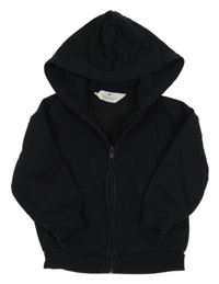 Černá propínací mikina s kapucí H&M