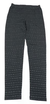 Tmavošedé legíny se vzorem Yigga