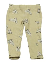 Béžové tepláky s Hedvikou 