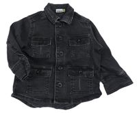 Černá riflová bunda s kometou Fearne