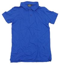 Safírové polo tričko 