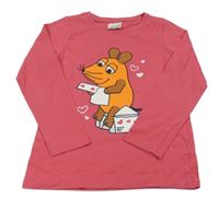 Jahodové triko s myškou 