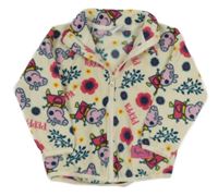 Smetanová fleecová propínací mikina s Peppa Pig St. Bernard