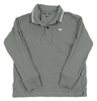 Šedé mikinotriko s dinosaurem a límečkem s pruhy Next