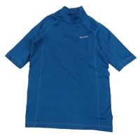 Tmavopetrolejové UV tričko s logem zn OLAIAN