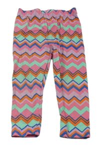 Barevné vzorované legíny Tu