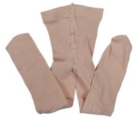 Světlerůžové punčocháče H&M