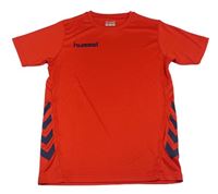 Červené sportovní tričko zn. Hummel