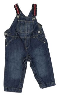 Tmavomodré laclové rifle