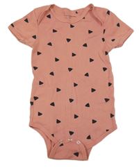 Starorůžové vzorované body Pocopiano